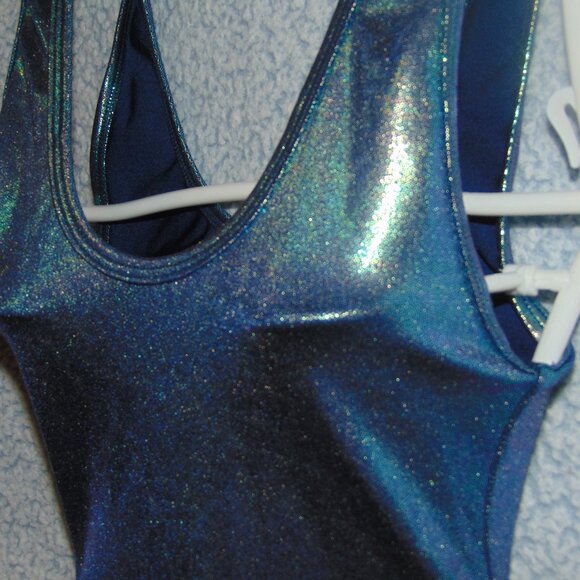 JValentine Metalic Silver Swimsuit S/M - Picture 2 of 6